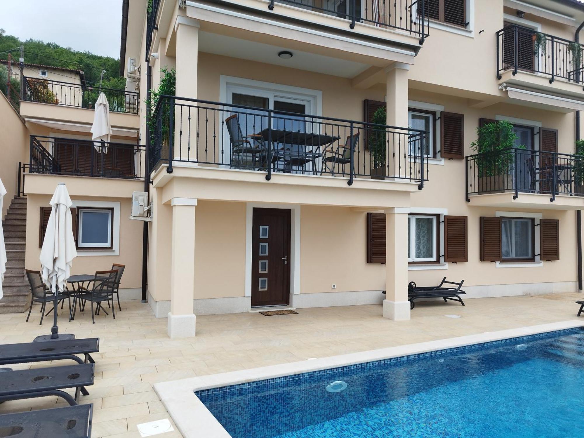 Apartments Villa Elma Mošćenička Draga 外观 照片